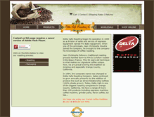 Tablet Screenshot of deltacaferoastingco.com
